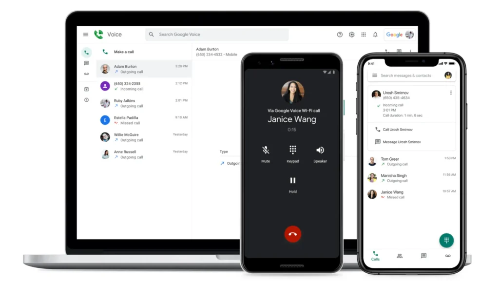 google-voice-account-dashboard