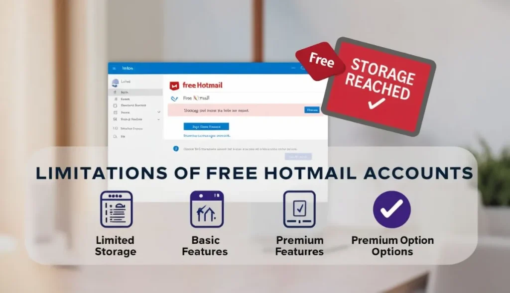 Limitations of Free Hotmail Accounts