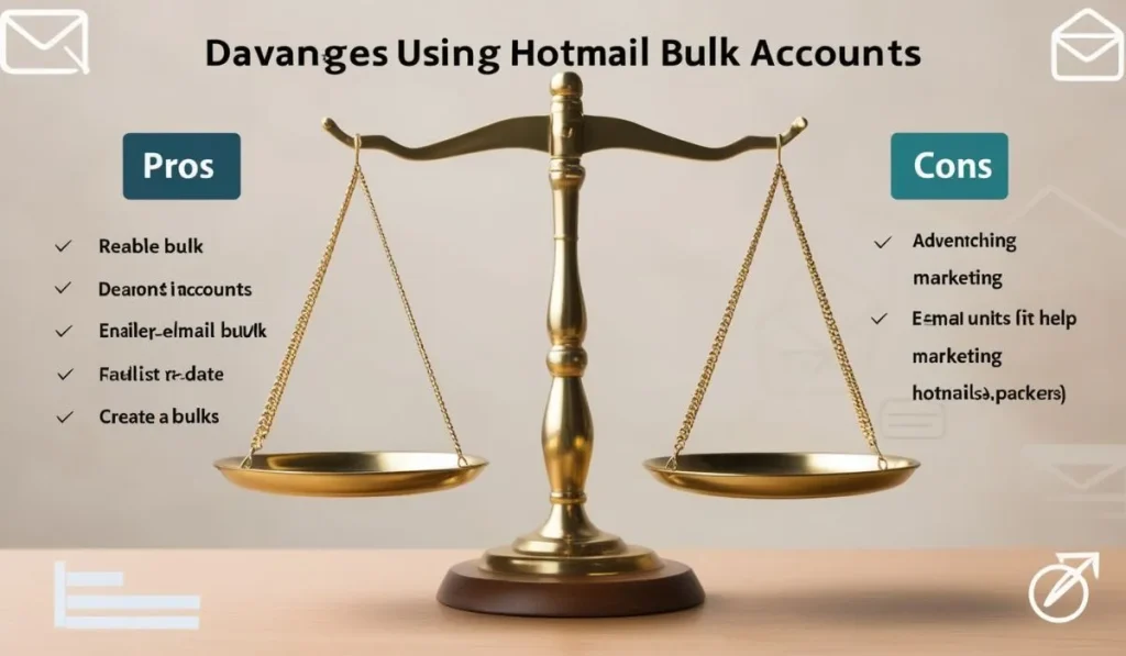 Pros and Cons of Hotmail Bulk Accounts