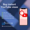 Buy Youtube Views - 100% Real, Instant, Cheap Views