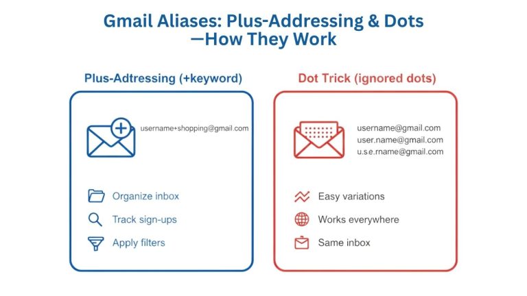 Gmail Aliases: Plus-Addressing & Dots—How They Work